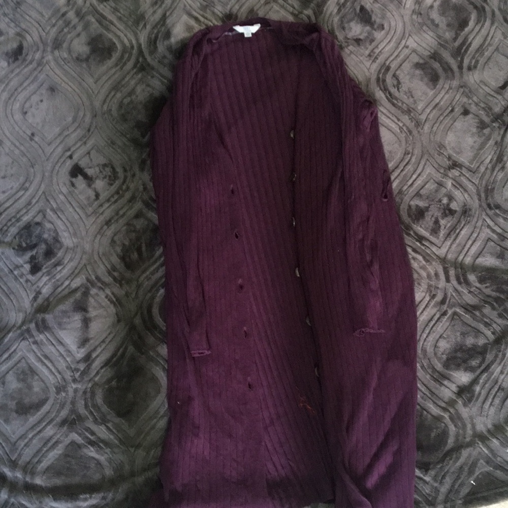 Purple sweater